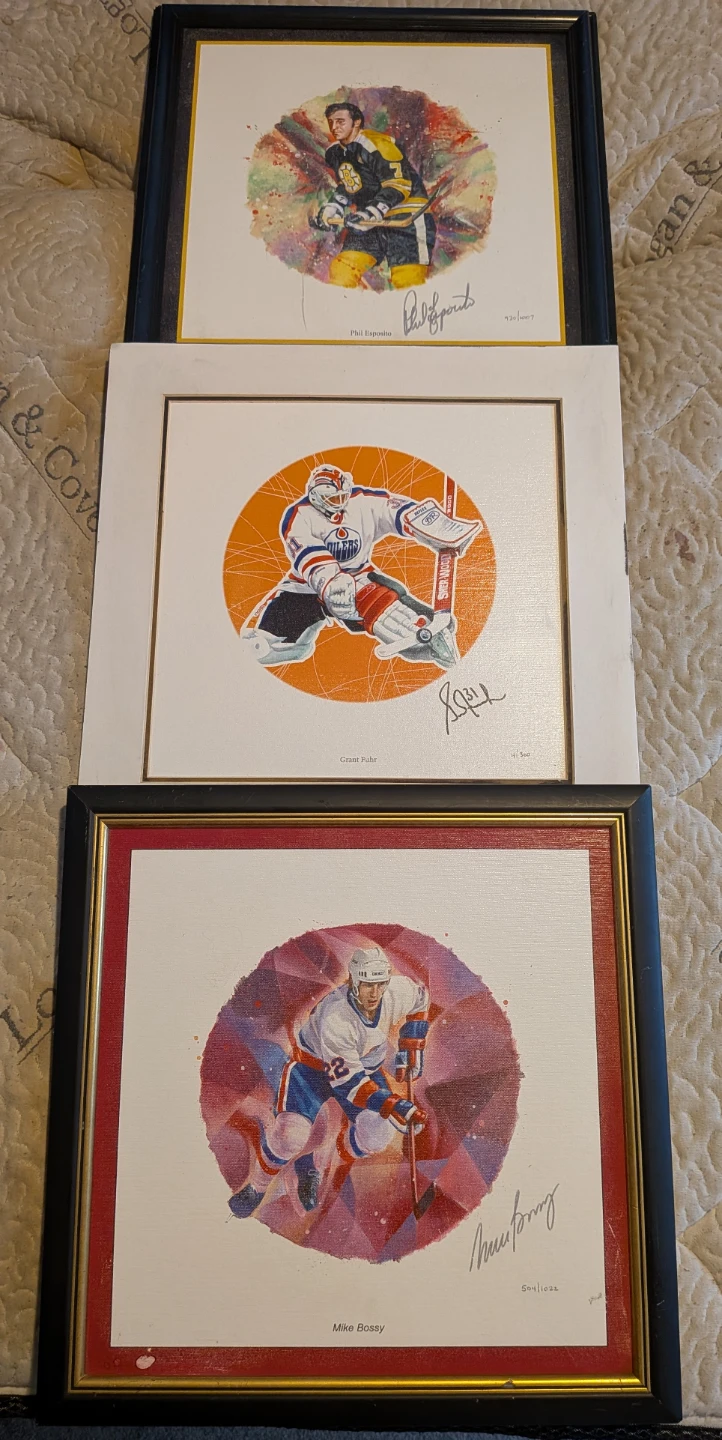 Mike Bossy NHL All-Star Autographed Lithograph - photo 2