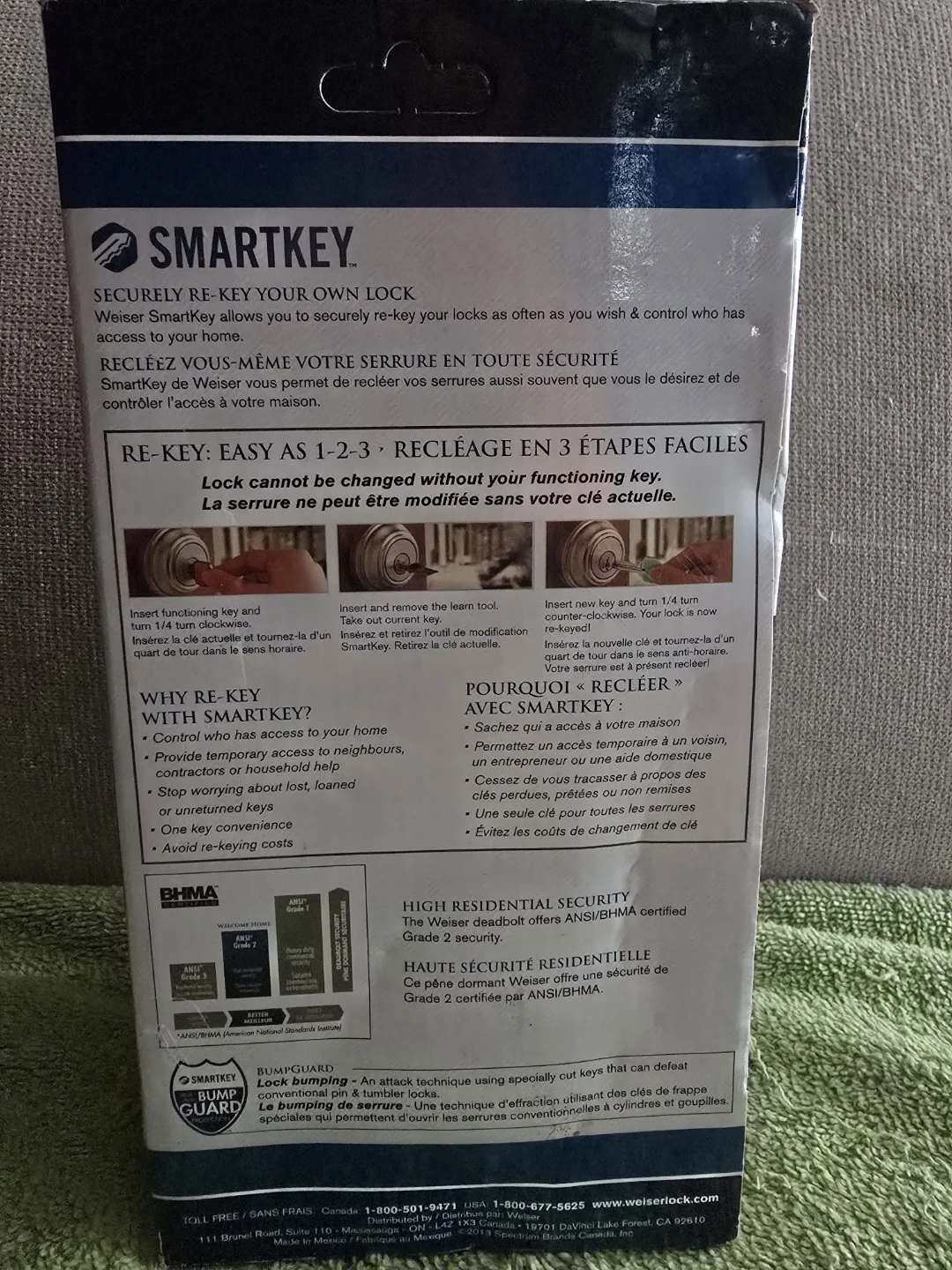 Weiser SmartKey Single Cylinder Deadbolt - photo 3