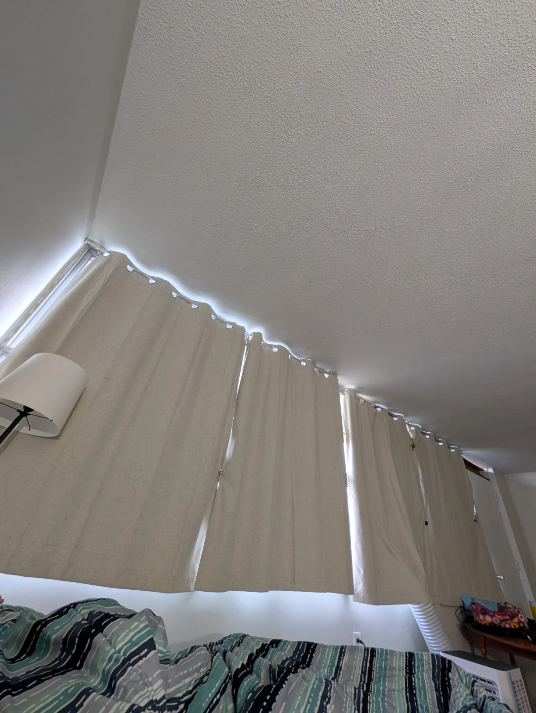 Cream Grommet Curtains