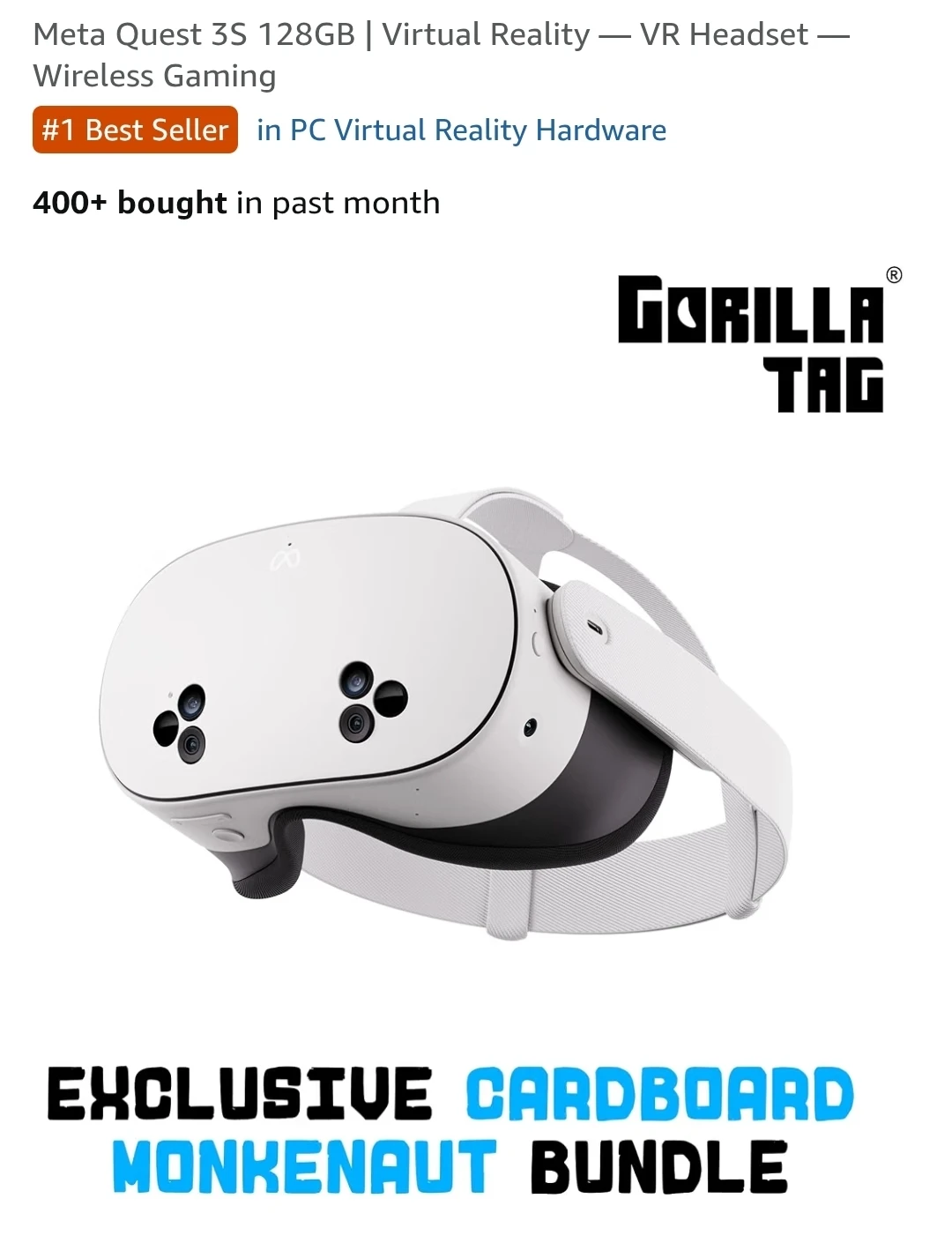 Meta Quest 3S 128GB VR Headset