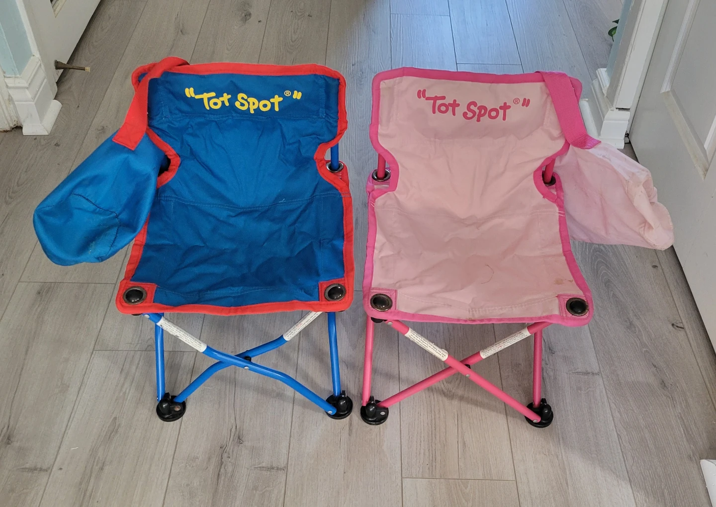 Two Tot Spot Portable Folding Chairs