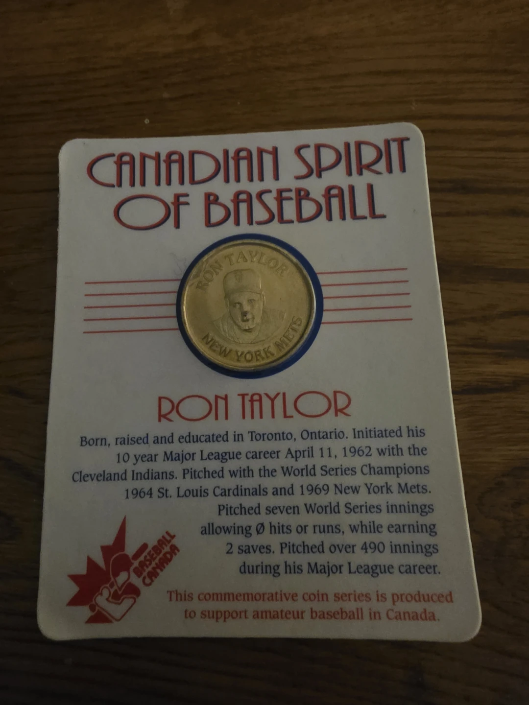 4 Canadian Spirit of Baseball Commemorative Coins - photo 3