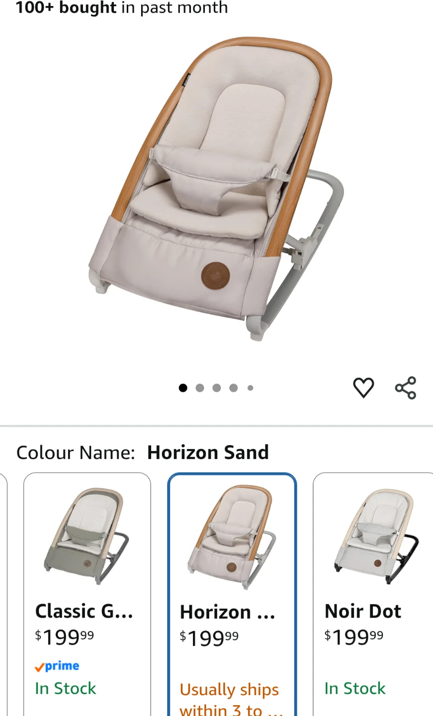 Maxi-Cosi Kori 2-in-1 Rocker - Horizon Sand - photo 3