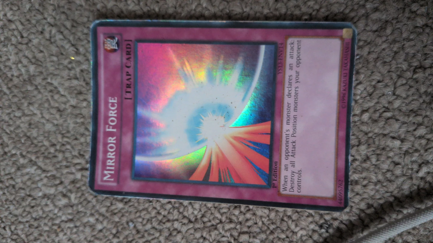 Yu-Gi-Oh! Mirror Force Trap Card 1st Edition