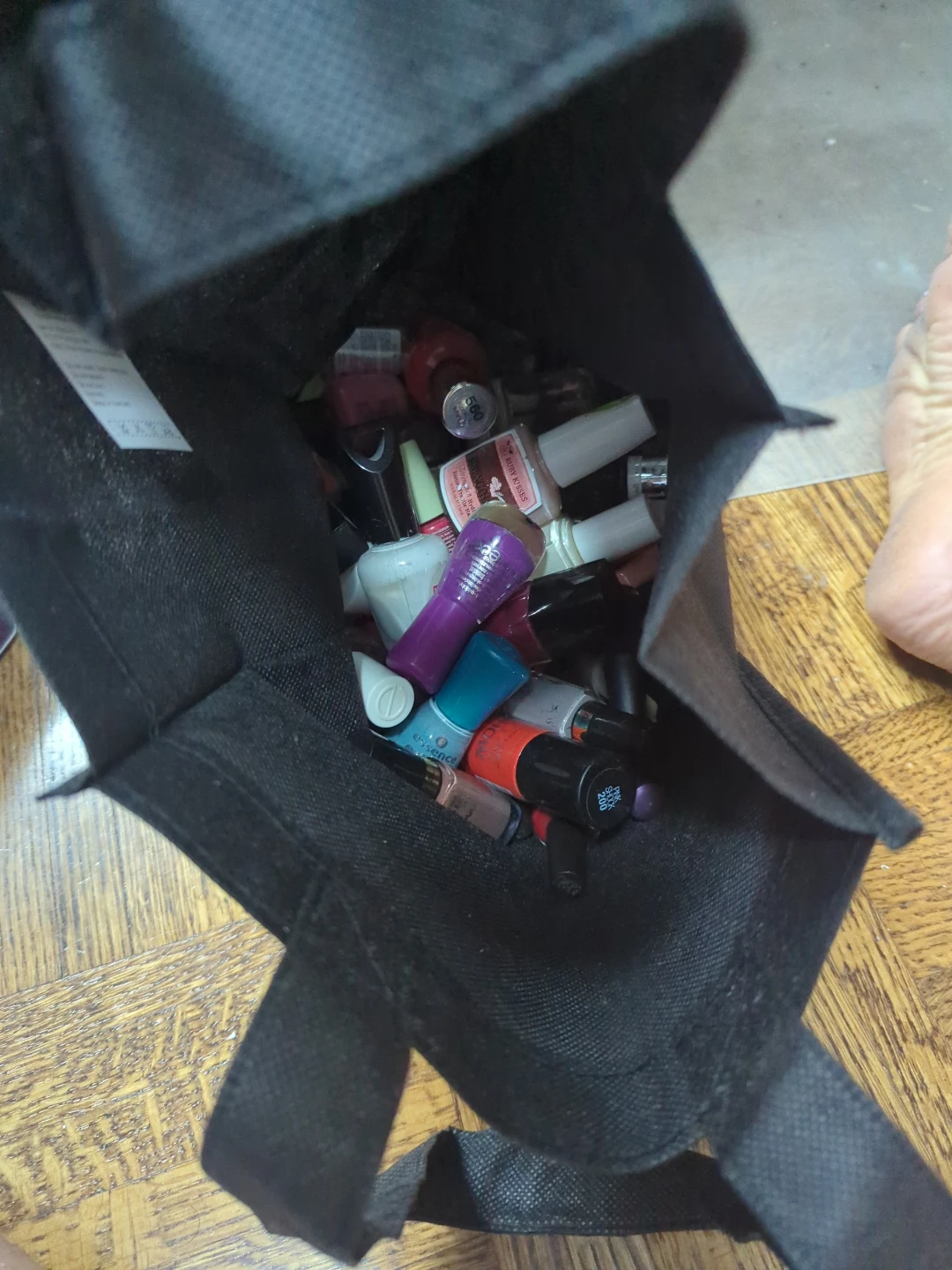 Bag of Nail polish
