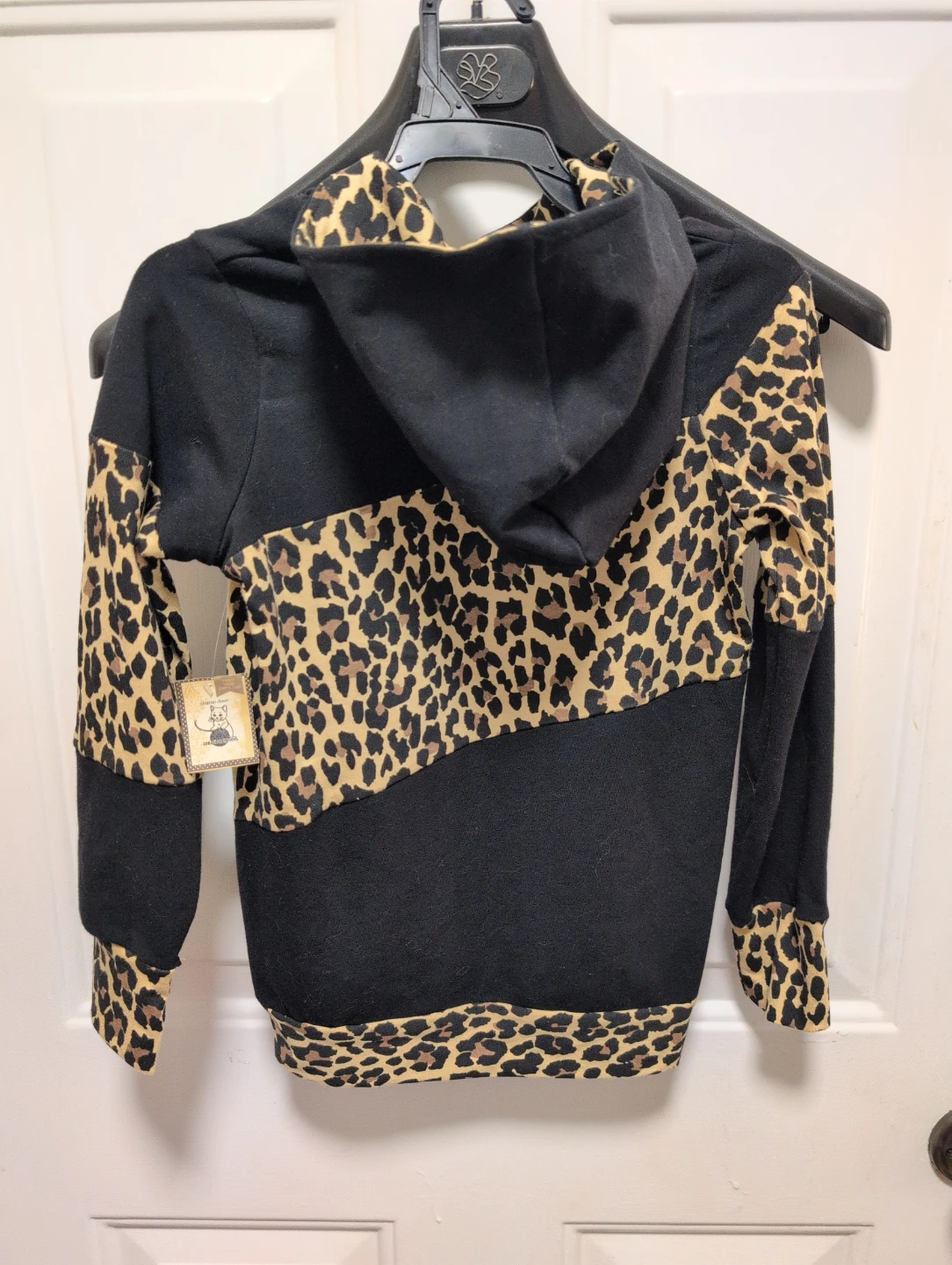 Chaton Doux Leopard Print Hoodie - photo 4