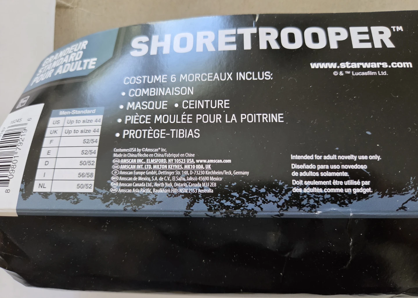 Star Wars Shoretrooper Adult Costume - photo 3