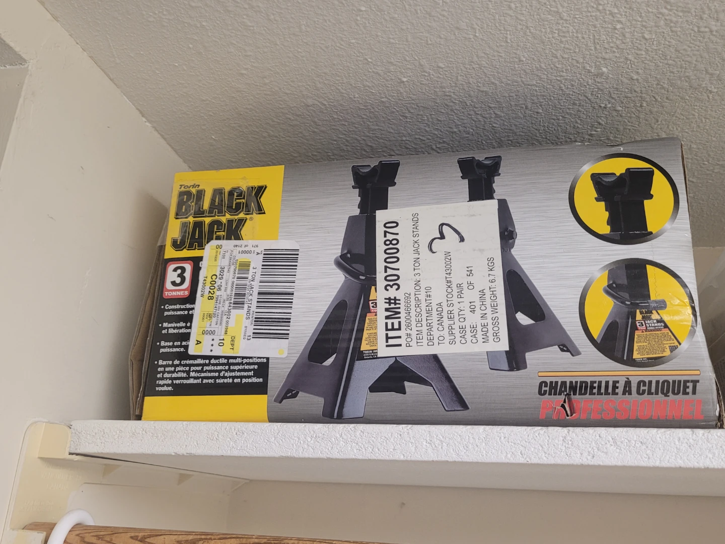 Torin Black Jack 3 Ton Jack Stands - photo 2