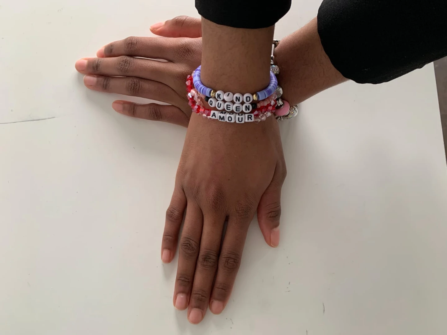 Handmade Beaded Bracelets with Positive Words - photo 2