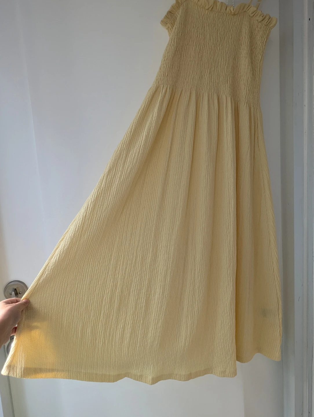 H&M Yellow Smocked Sundress - Size M - photo 3