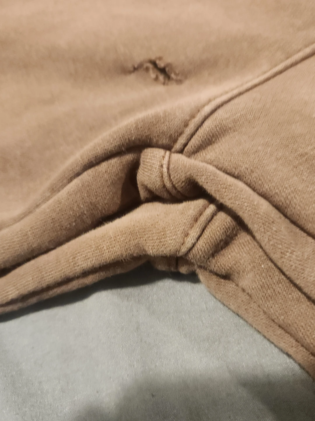 Denim & Flower Relaxed Fit Brown Hoodie Size XL - photo 4