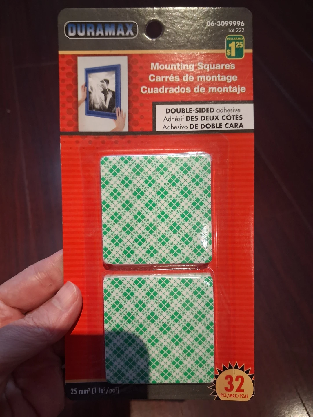 Double-Sided Mounting Squares 32 Pack