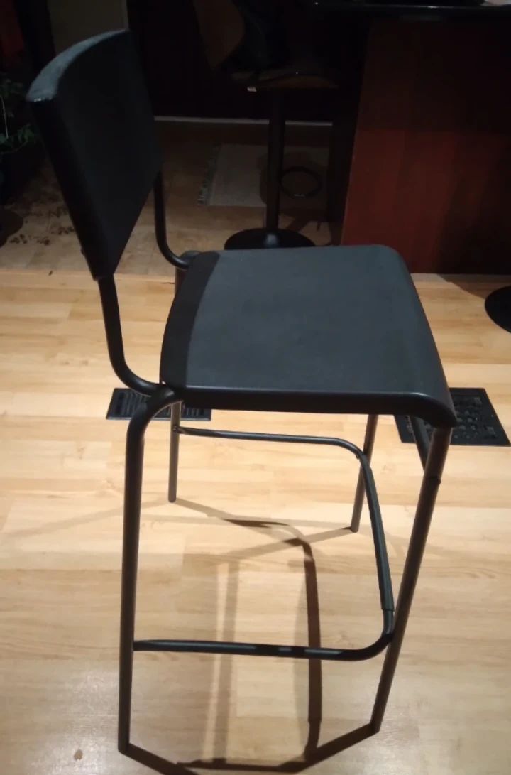 IKEA STIG Bar Stool Black - photo 2
