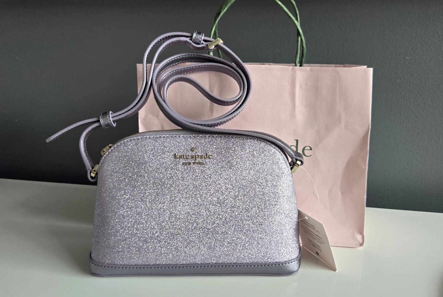 Kate Spade Glitter Dome Crossbody Bag