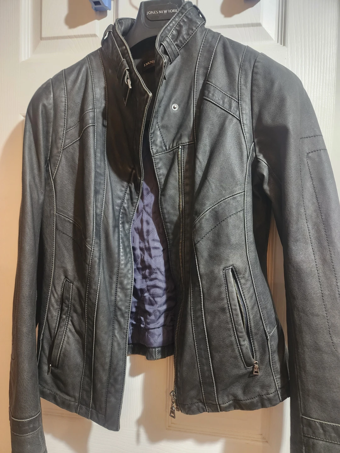 Womens Danier Moto Leather Jacket
