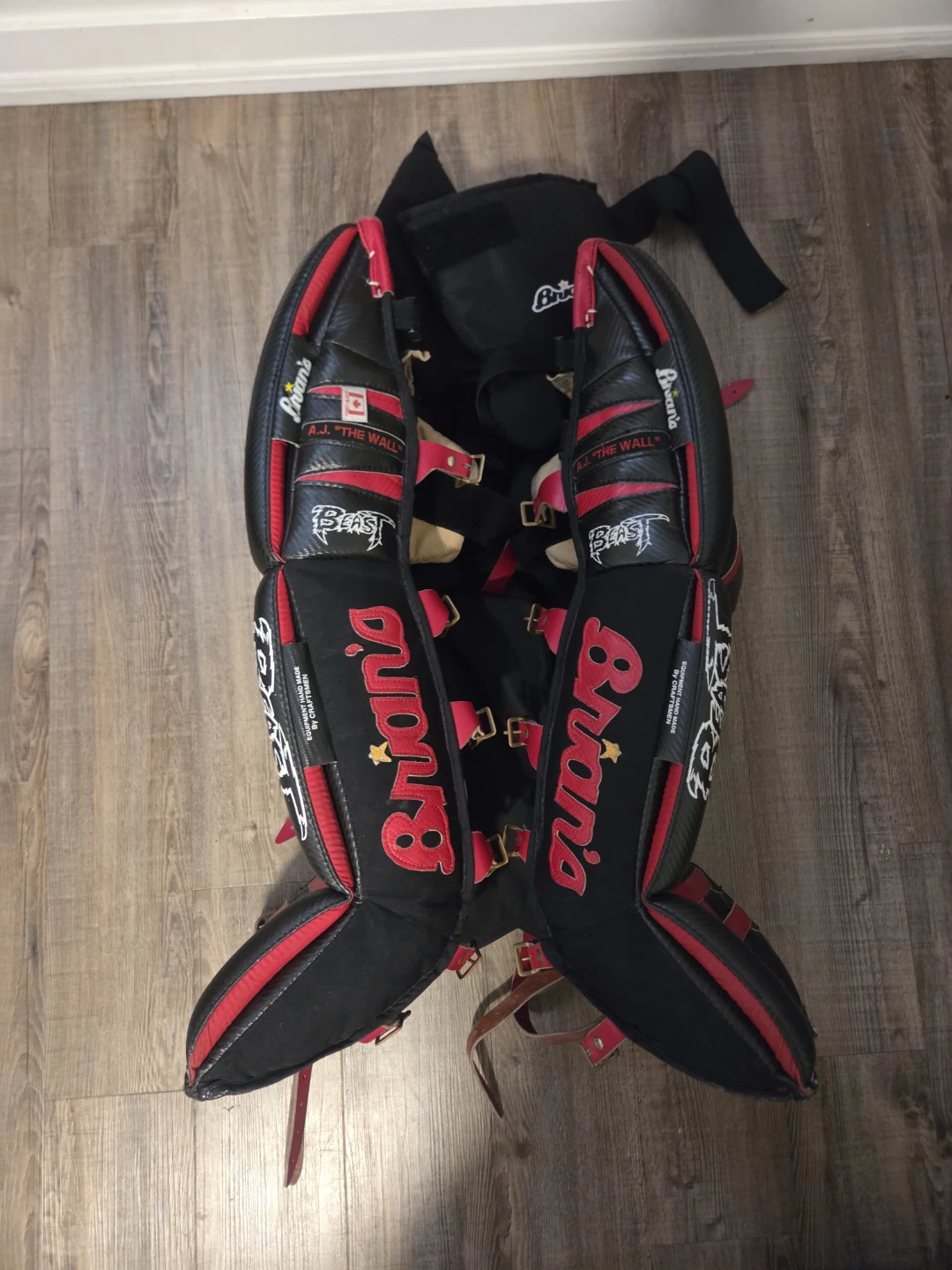 Brian's Beast Hockey Goalie Leg Pads Junior  or Intermediate