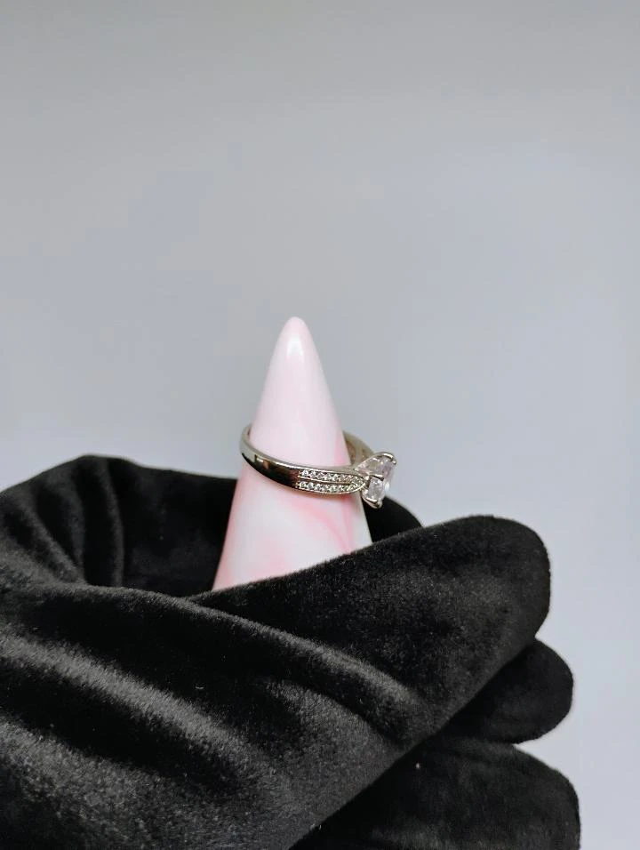 925 Silver Engagement Ring - photo 3