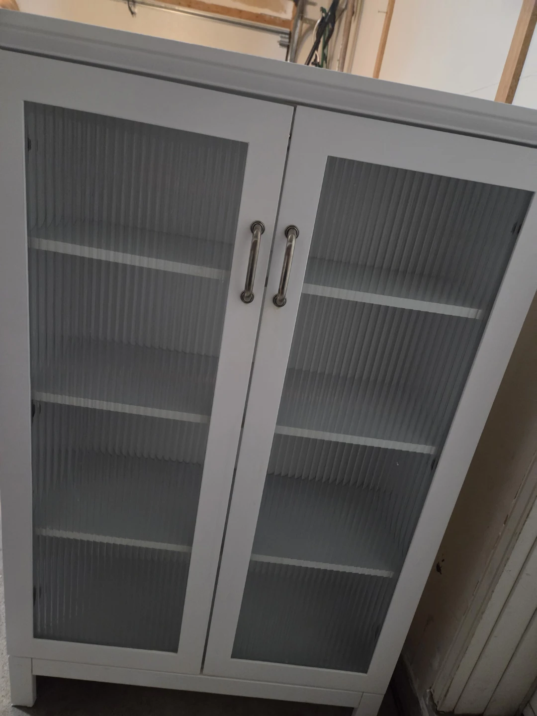 Double Glass Door Cabinet