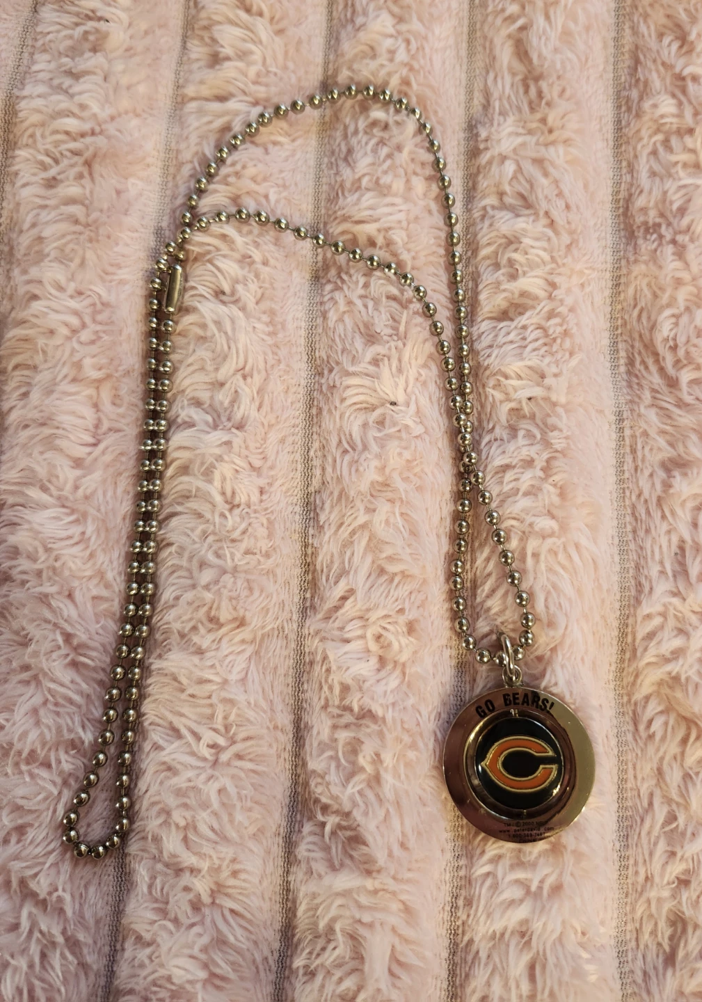 🏅📿Chicago Bears Spinner Medallion Necklace