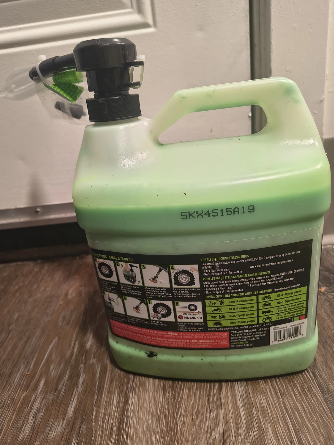 Slime 2-in-1 Tire & Tube Sealant - 3.78L