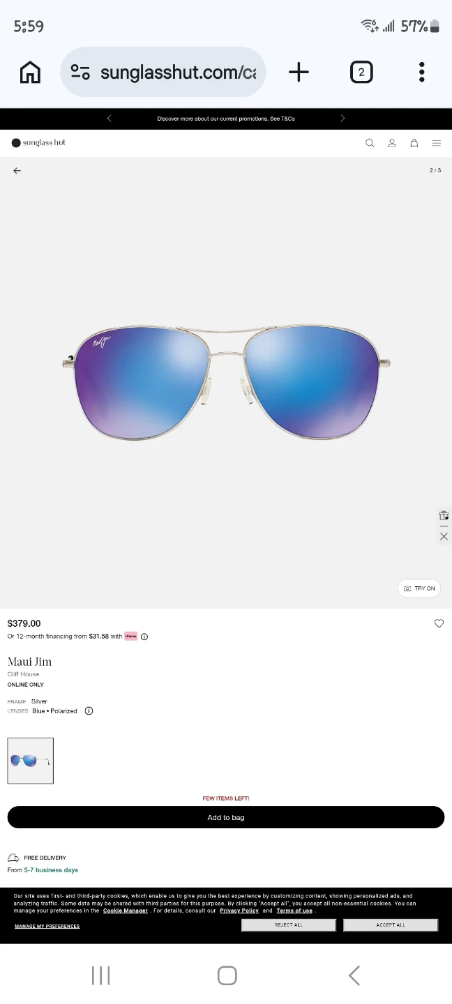 Maui Jim Cliff House Polarized Sunglasses - photo 5