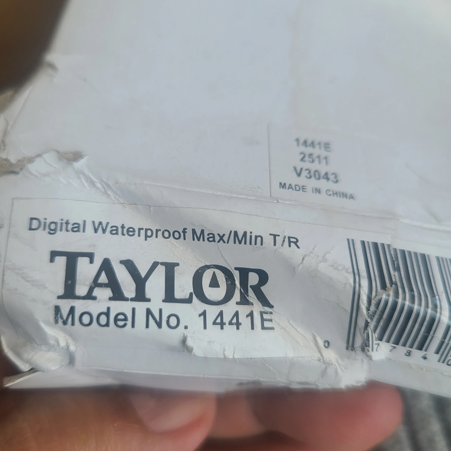 Taylor 1441E Digital Waterproof Max/Min Thermometer - photo 3
