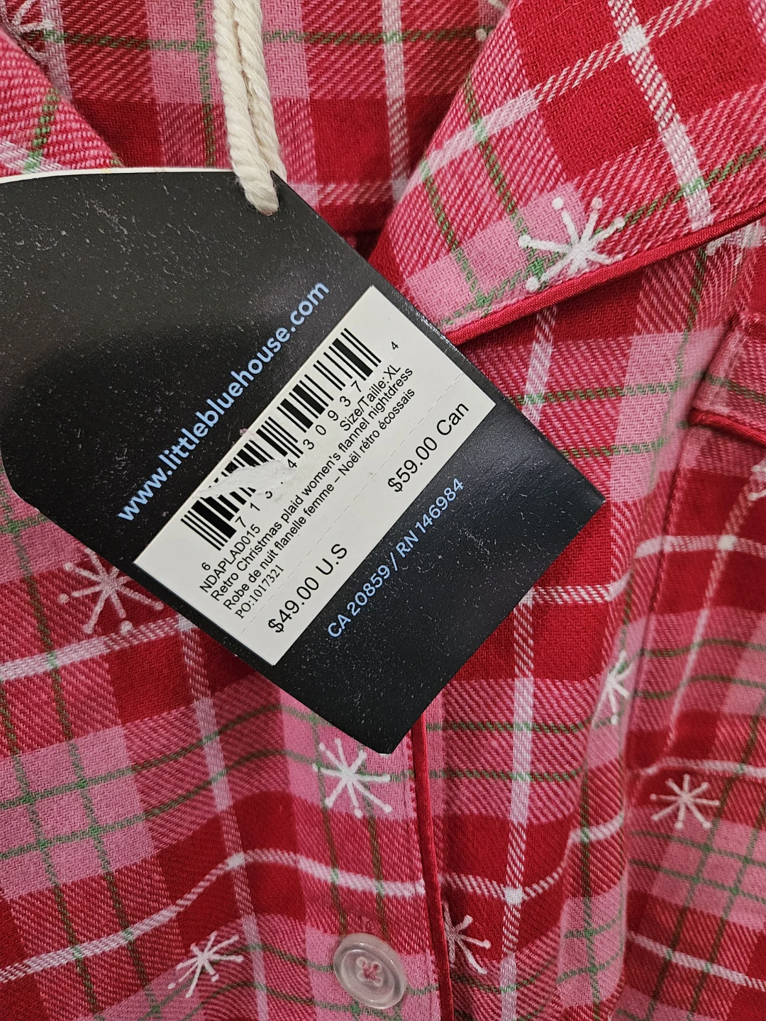 Little Blue House Flannel Nightdress, xl - photo 4