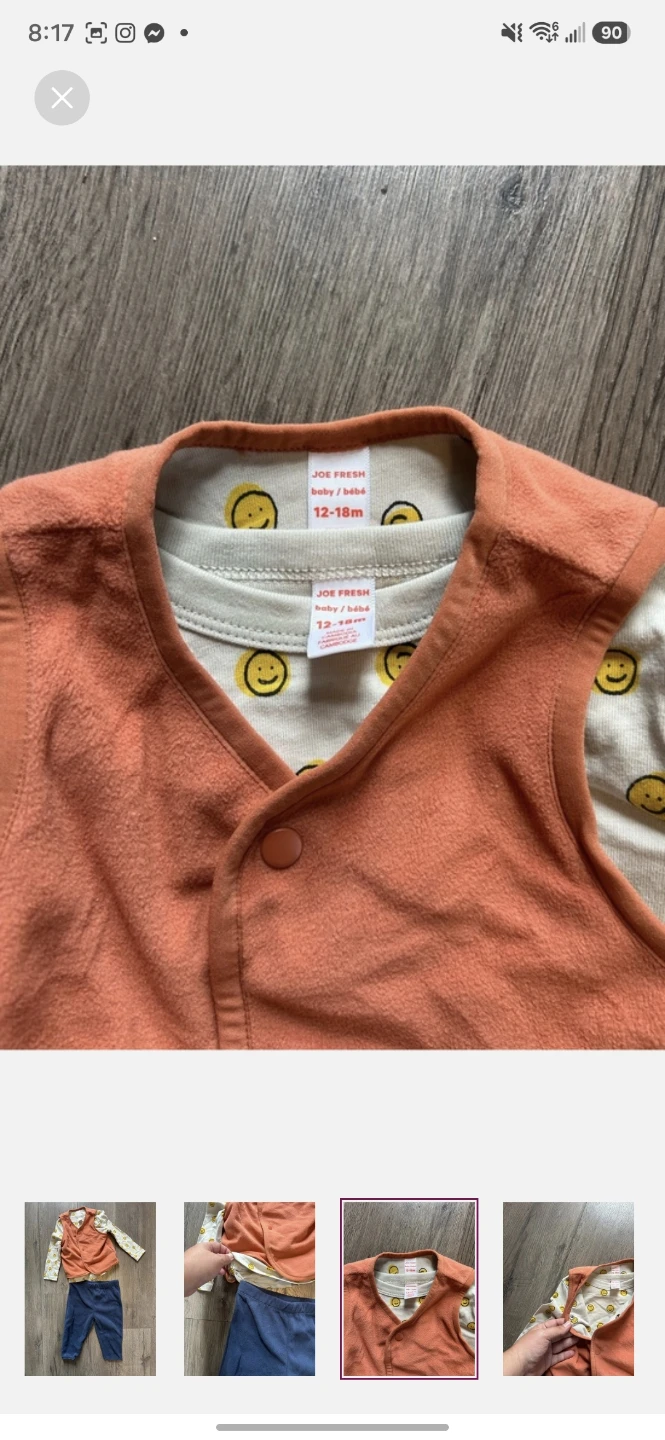 Joe Fresh baby outfit 12-18M - photo 3