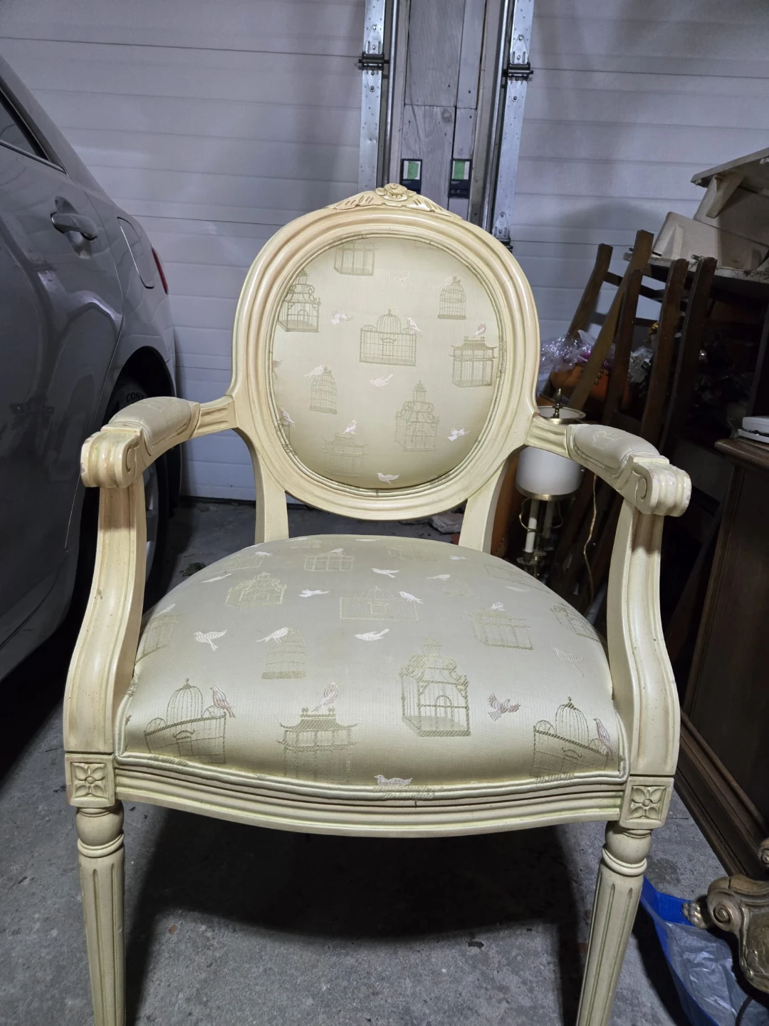 Set of 4 Upholstered Armchairs - photo 2