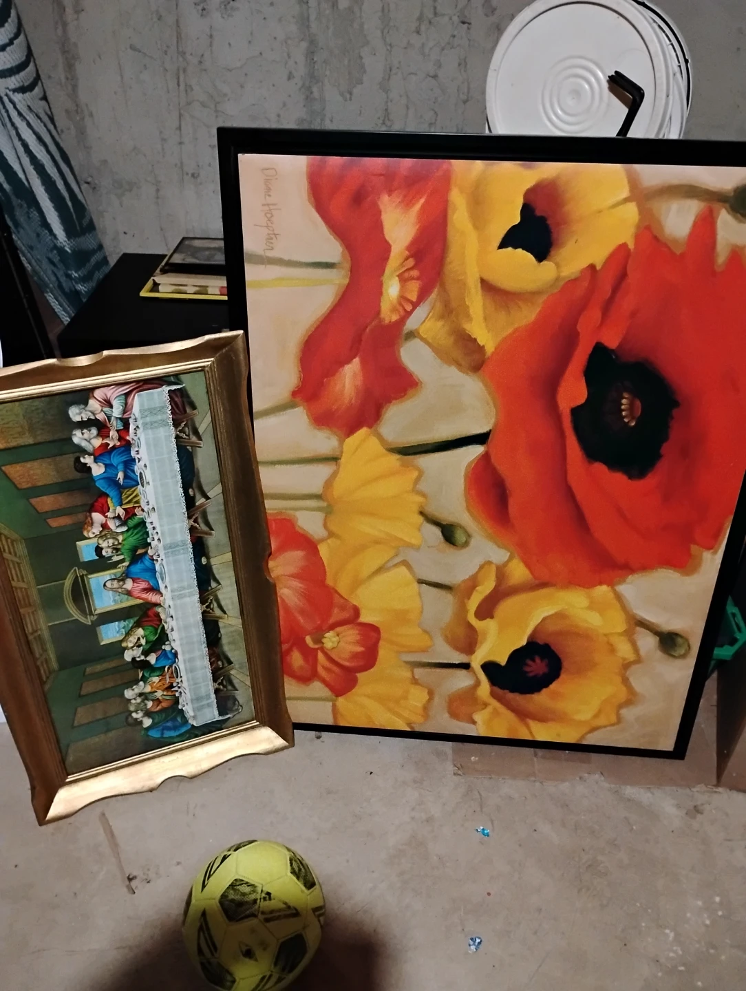 Diane Hoeptner Poppy Painting
