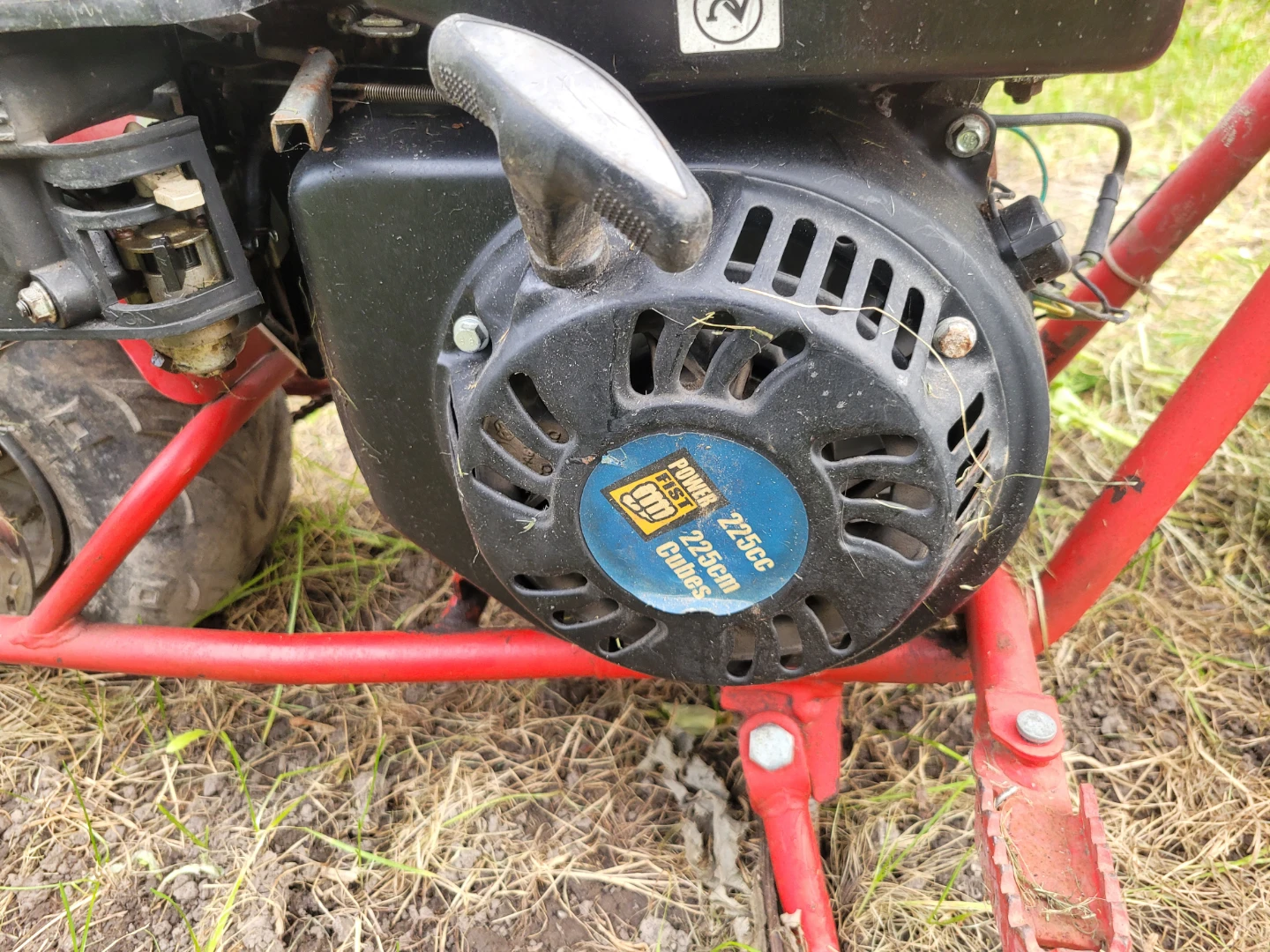 1 red 225 cc Baja Mini Bike + 98 cc  Engine - photo 5