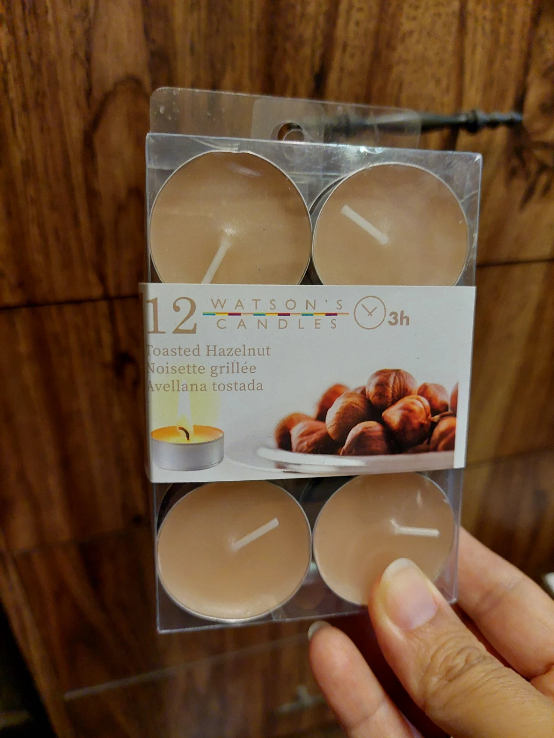Watson's Candles Toasted Hazelnut Tea Lights (12 Pack) 🏈