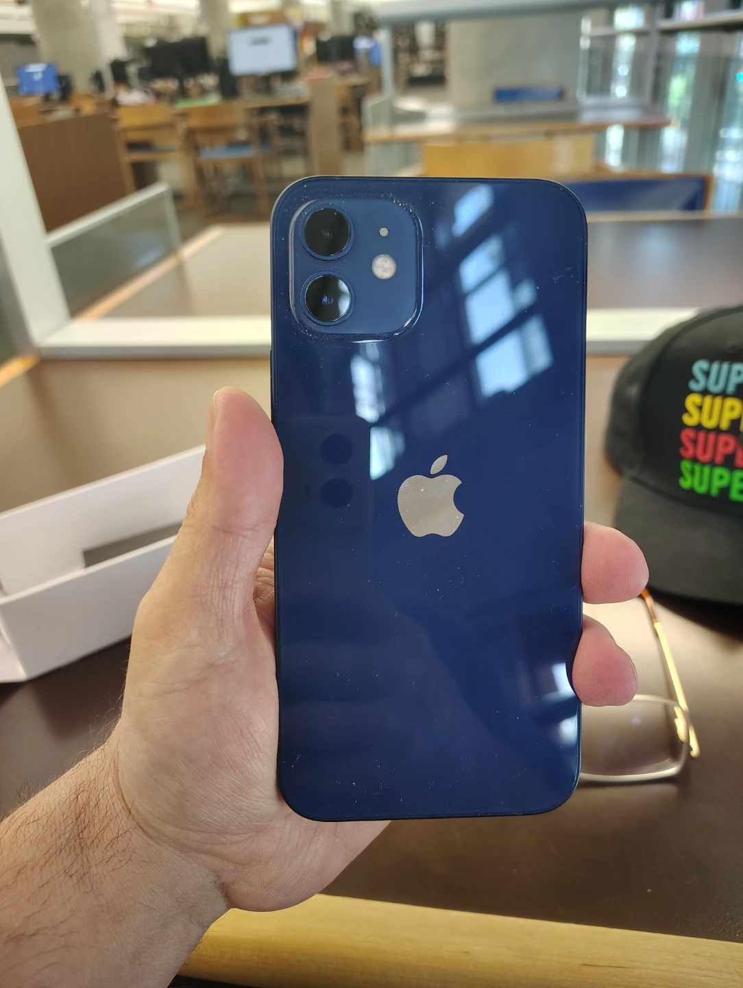 Blue Apple iPhone 12 - photo 3