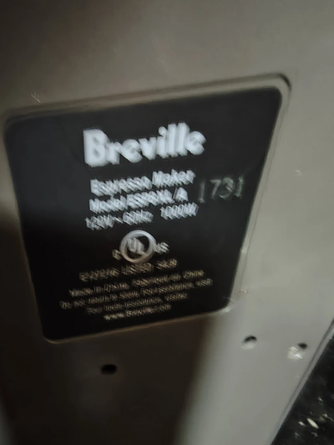 Breville Cafe Roma Espresso Machine ESP8XL - photo 2