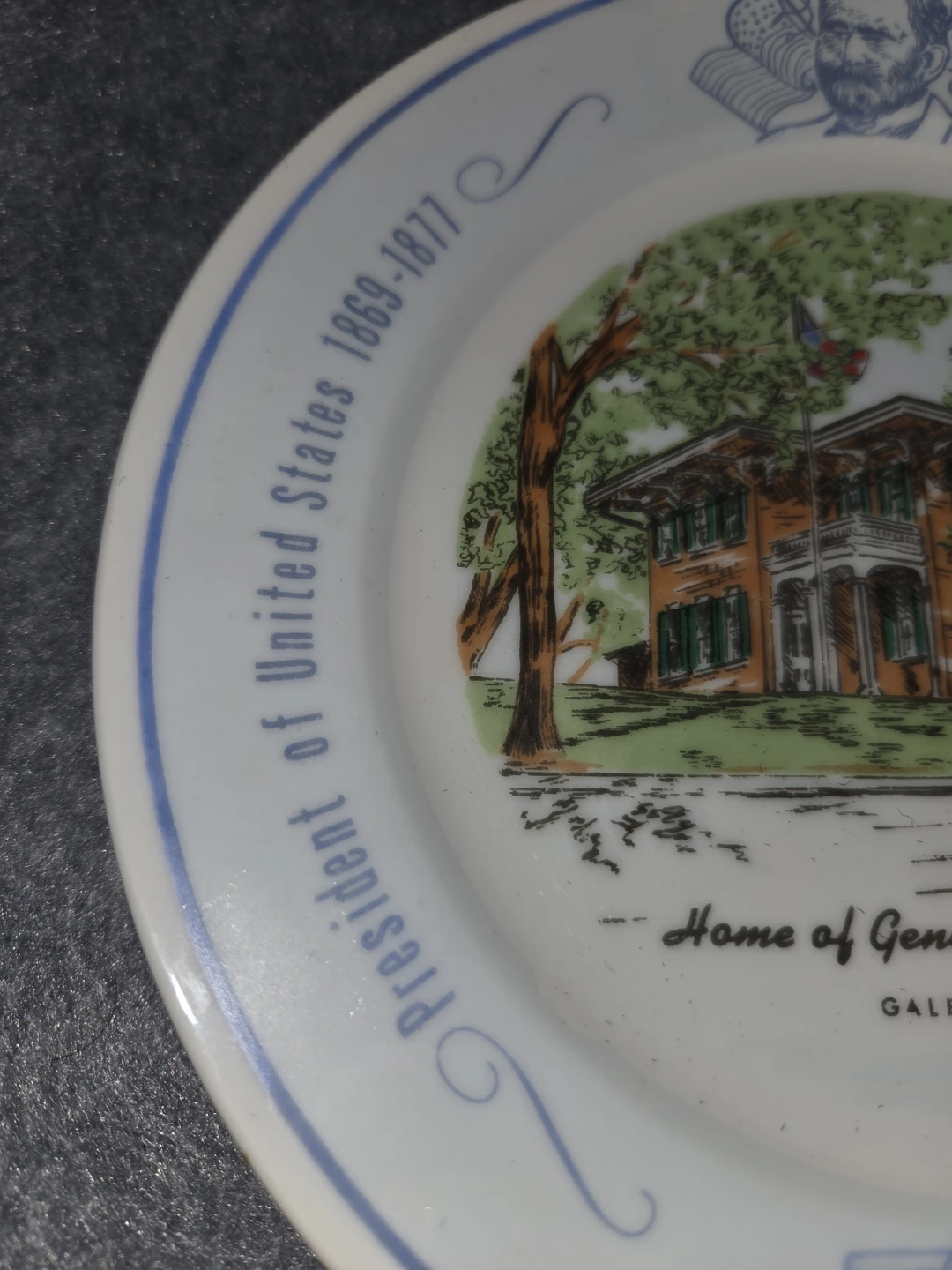 General U.S. Grant Commemorative Collector Plate - photo 3