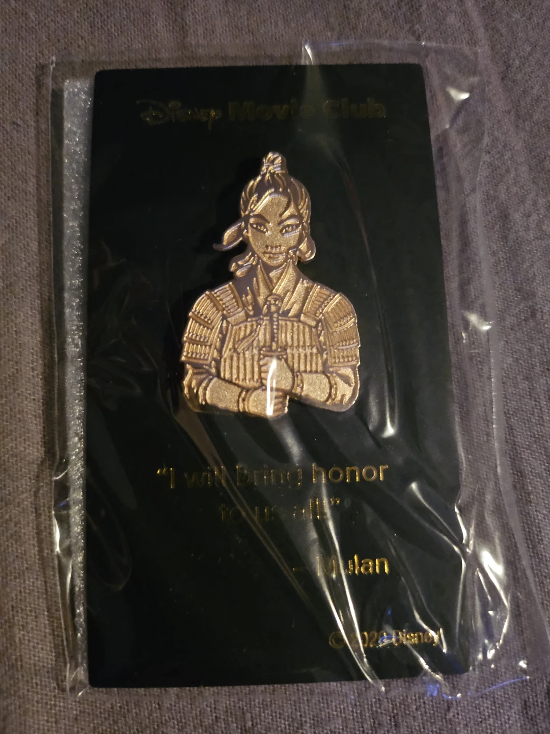 Disney Movie Club Mulan Pin