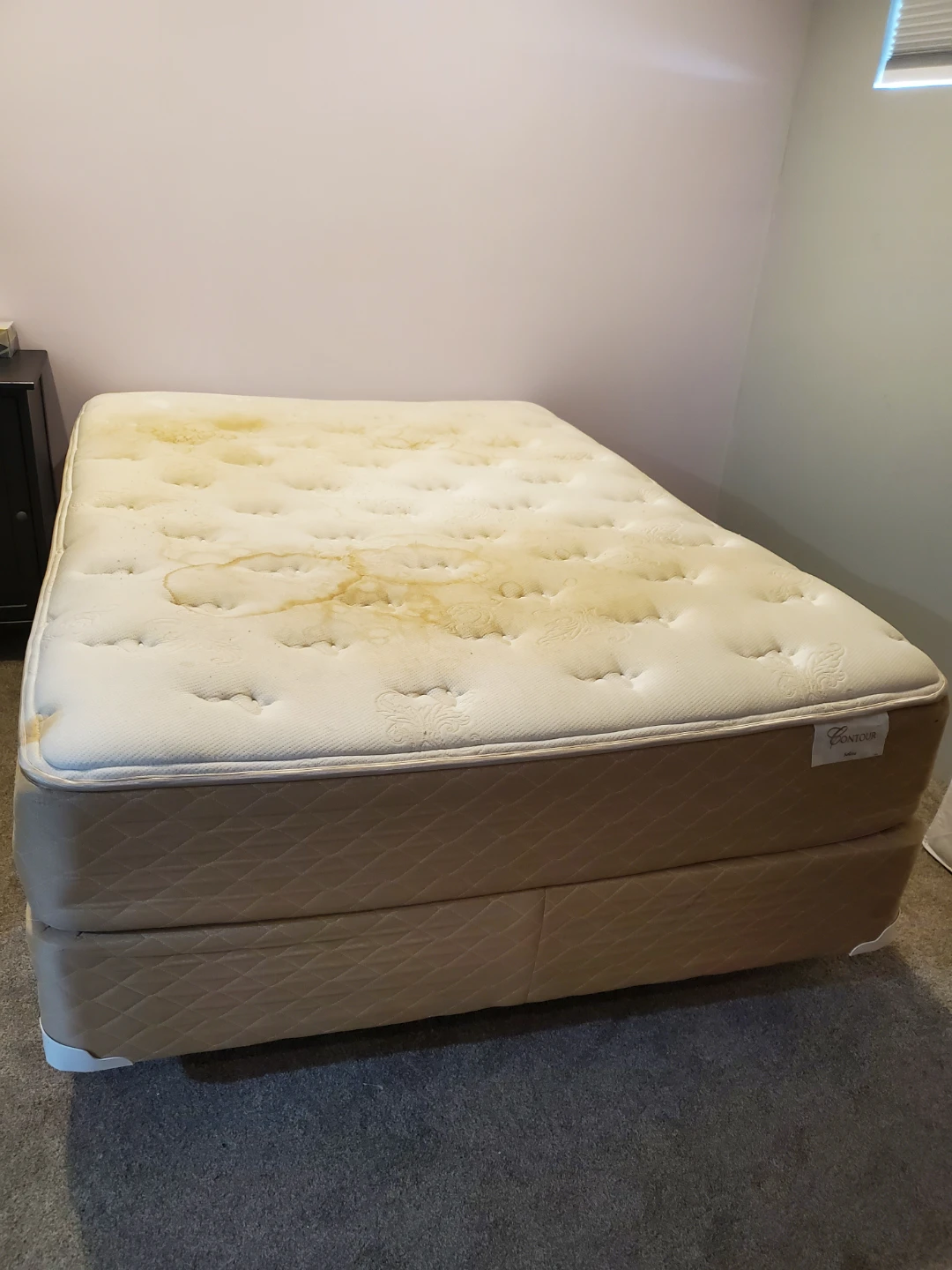 Contour Solara Double Mattress, Box Spring with metal frame