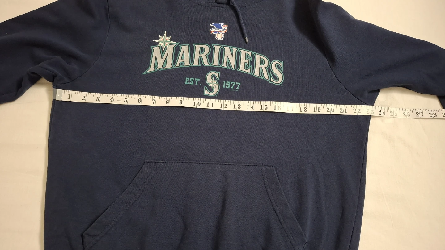 MLB Seattle Mariners Graphic Pullover Hoodie Navy Blue - photo 4