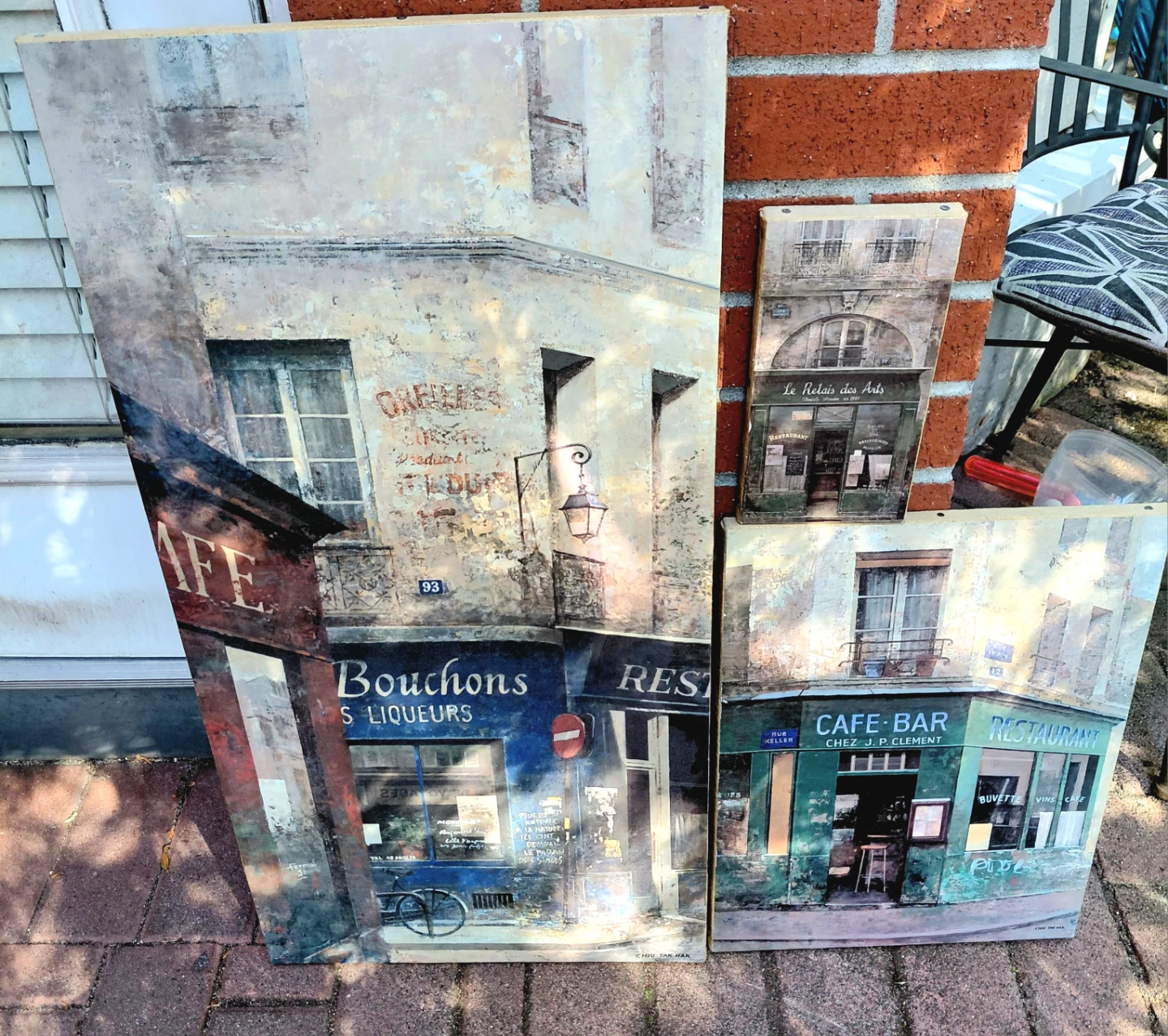 Chiu Tak Hak Paris Street Scene Art Prints