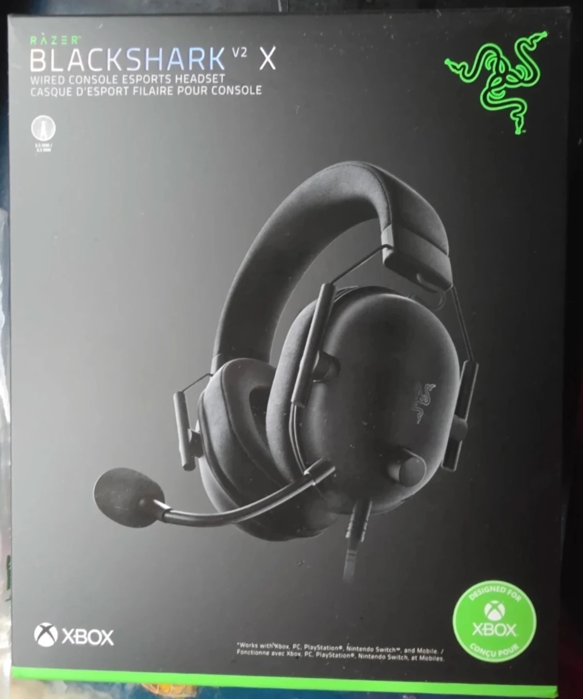 Razer BlackShark V2 X Wired Console Headset 🏈