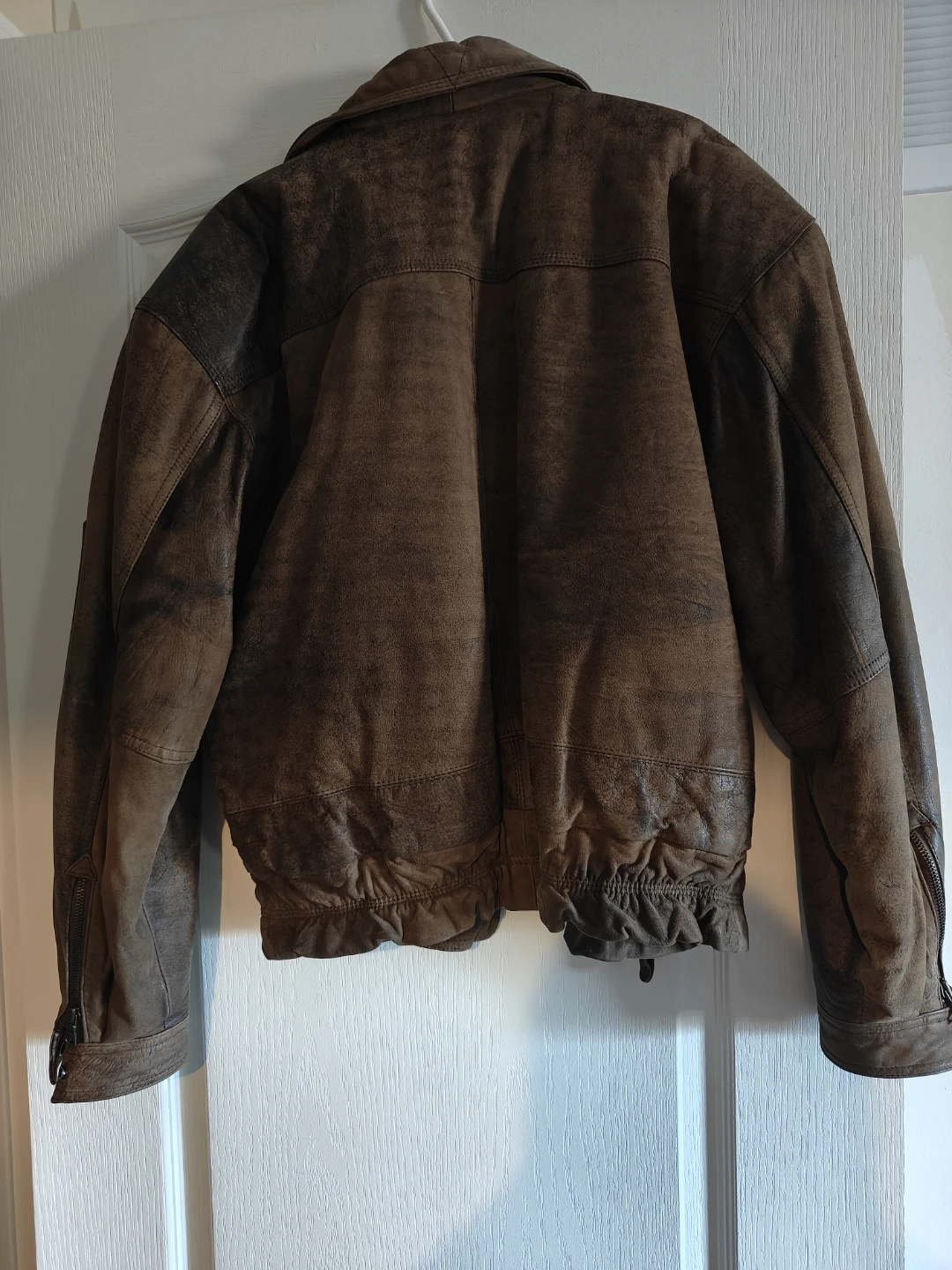 Midway Vintage Brown Leather Jacket