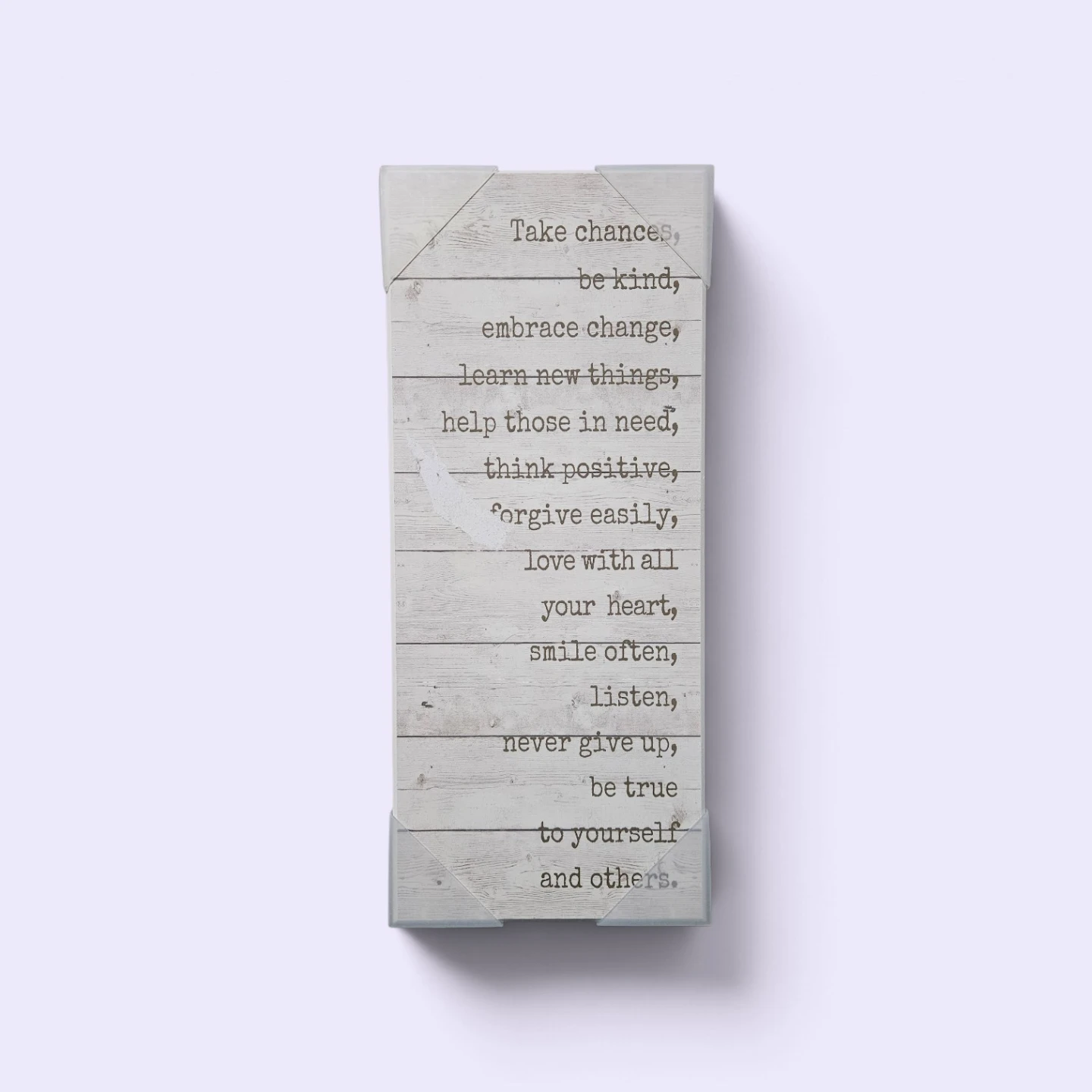 Inspirational Quote Wall Plaque