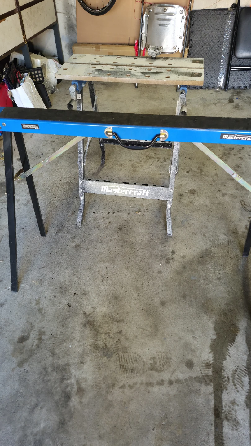 2 Mastercraft folding workbench and Work Horse - photo 3