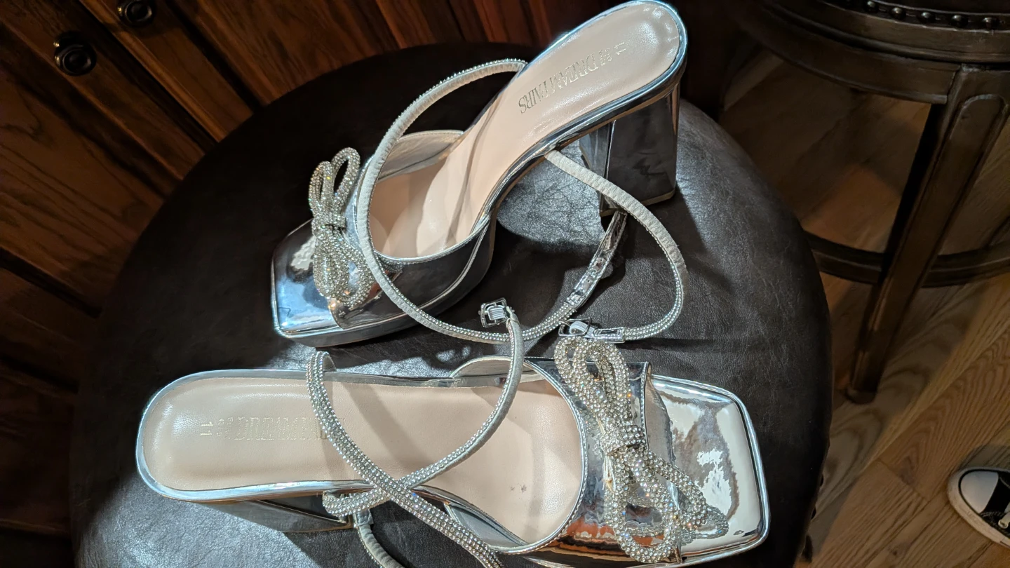 Dream Paris silver heels - photo 3