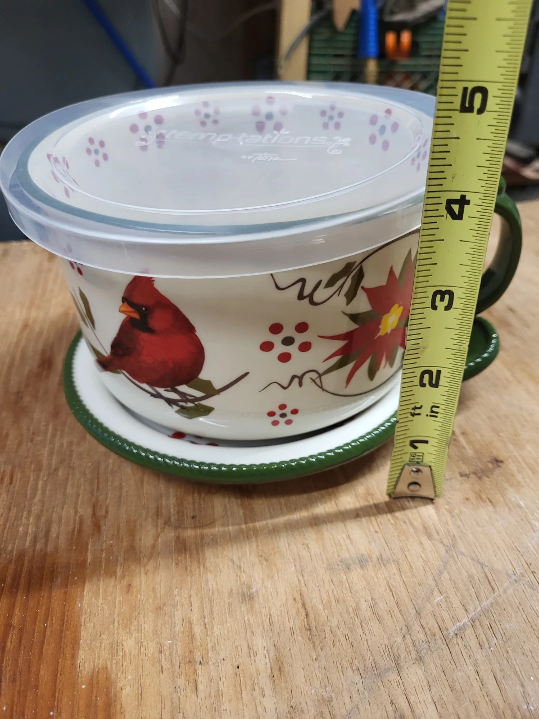 Temp-tations Cardinal and Poinsettia Mug - photo 5