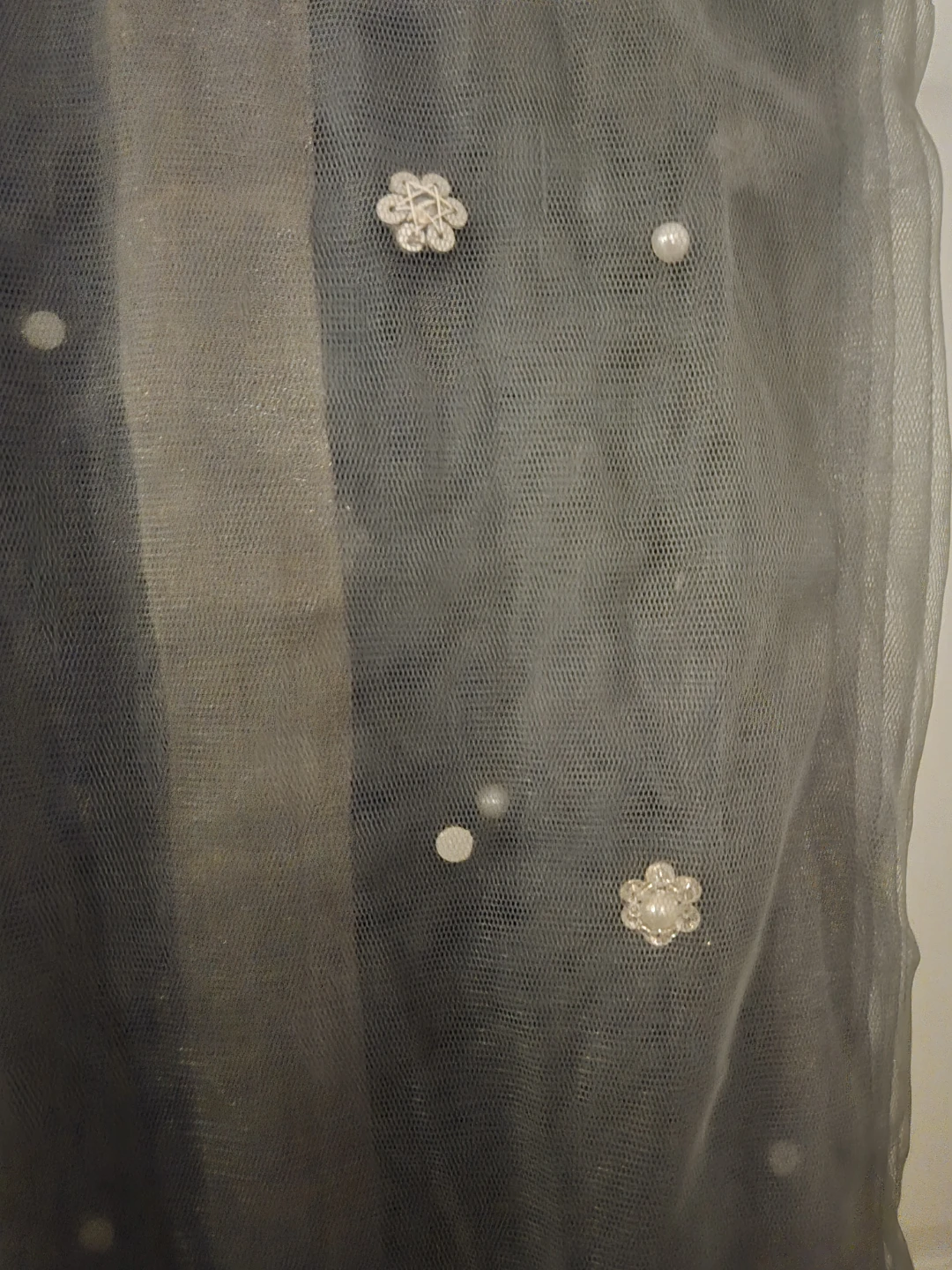Dark Grey Embellished Traditional Pakistani Dress - photo 5