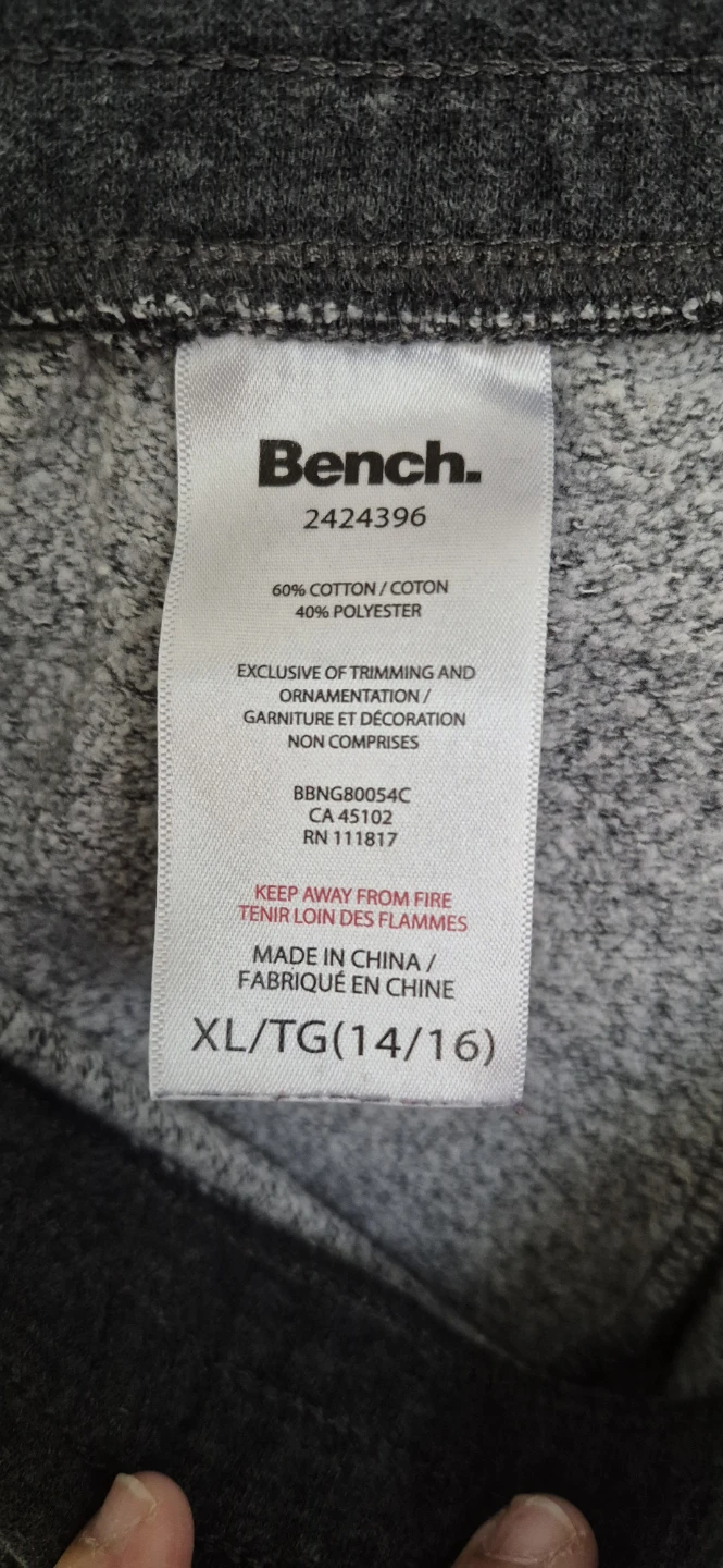 Bench Grey Sweatpants - Size XL (14/16) - photo 4
