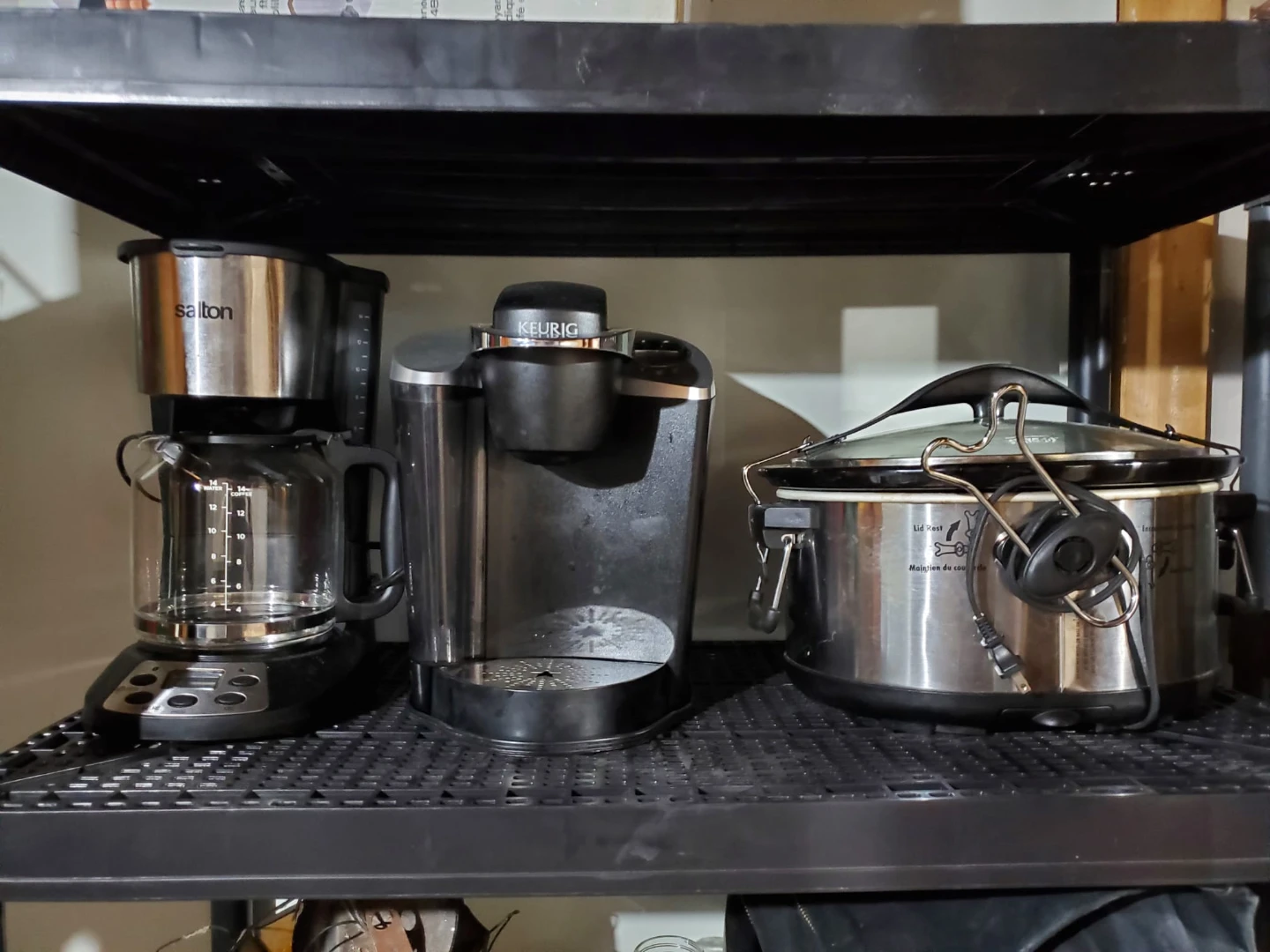 Salton Coffee Maker, Keurig Brewer and Slow Cooker