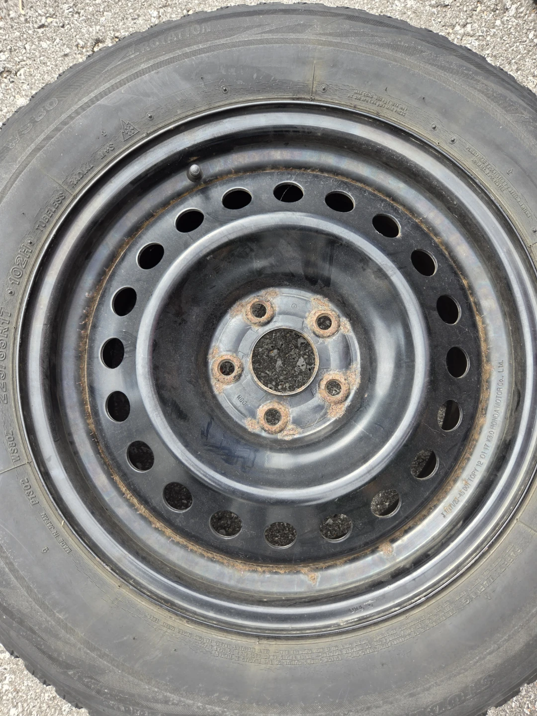17” Steel Rims for Honda CR-V (2017–2022) - photo 4