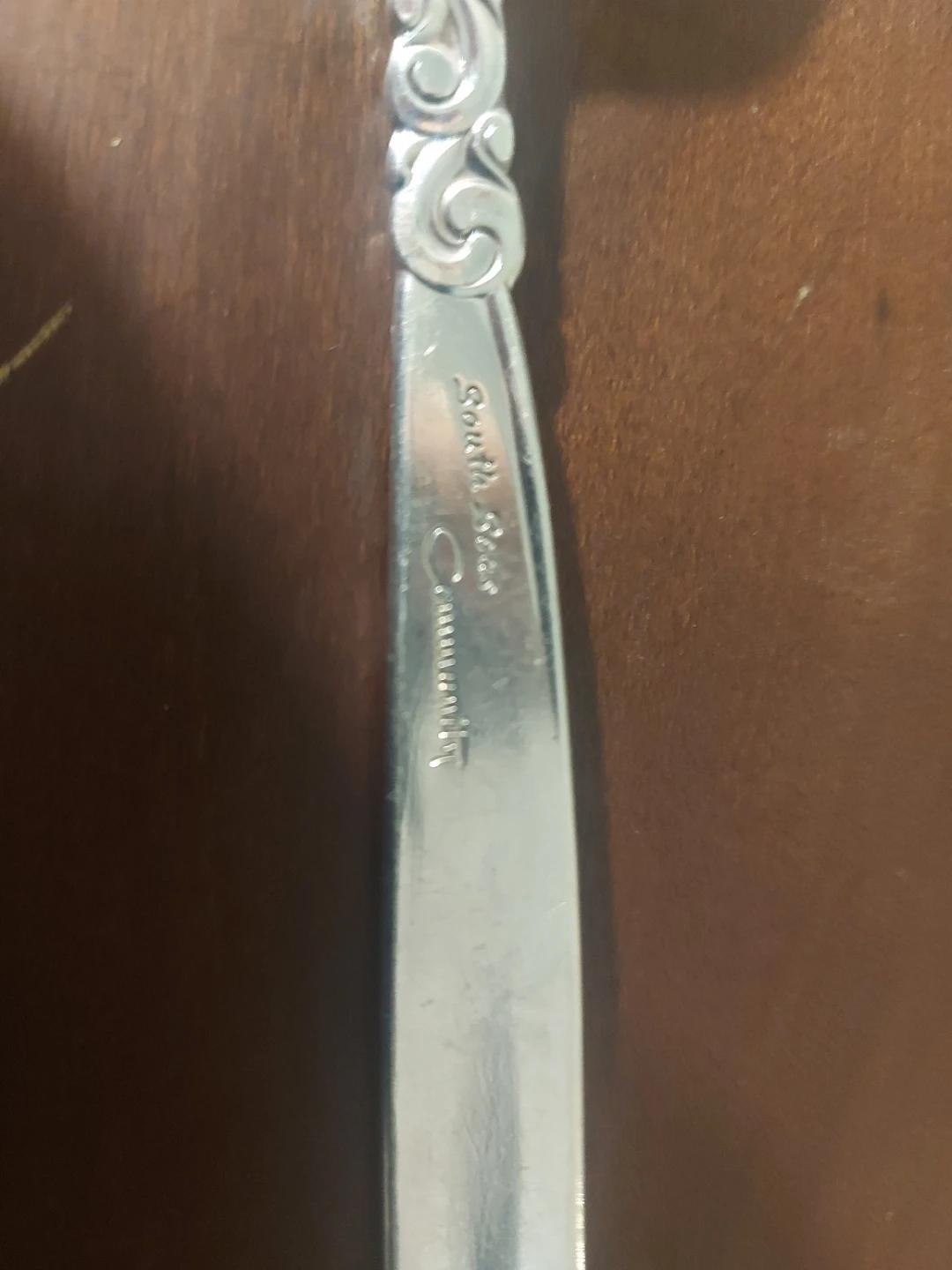 Community Silverware Set with Wooden Case